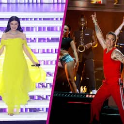 Laura Pausini en Robbie Williams treden op tijdens WK-slotceremonie
